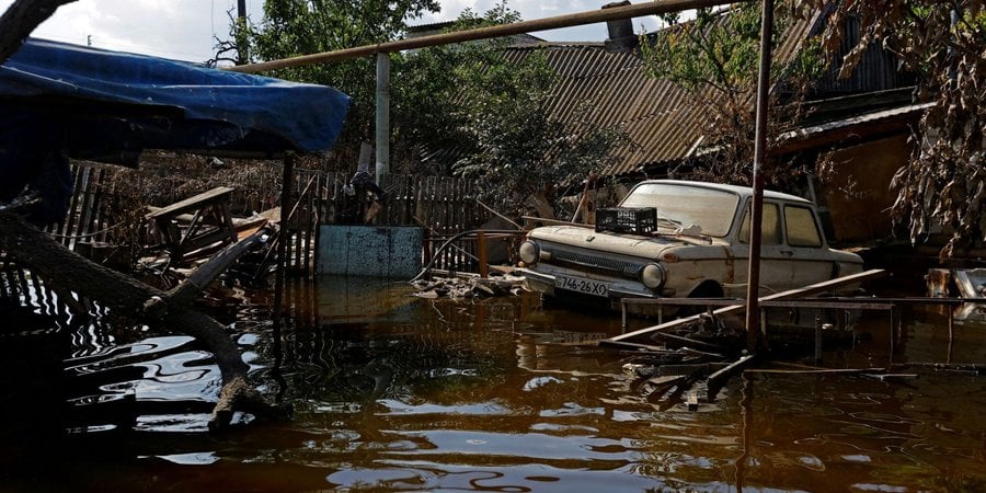 Ситуація в окупованій Голій Пристані: руйнування будинків після підтоплення катастрофічні, під завалами залишаються тіла загиблих