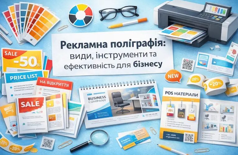 види рекламної поліграфії для бізнесу